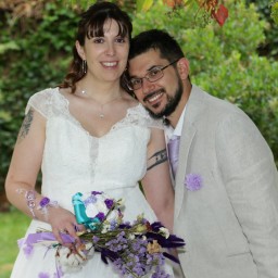 Bracelet et bouquet de mariage de Sara le 07-09-2024